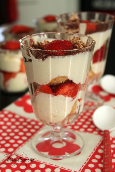 Tiramisu aux fraises