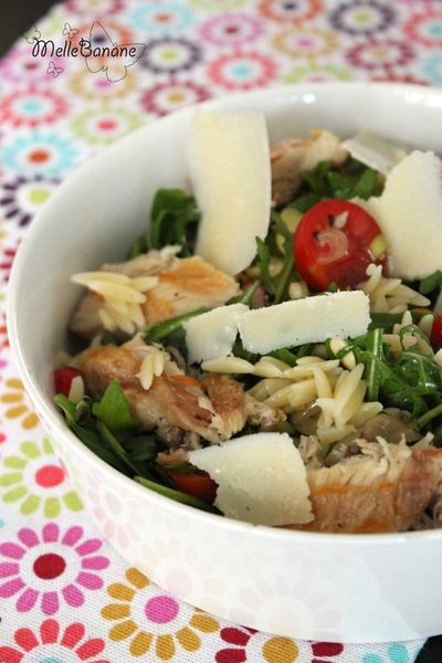 Salade de poulet aux risones