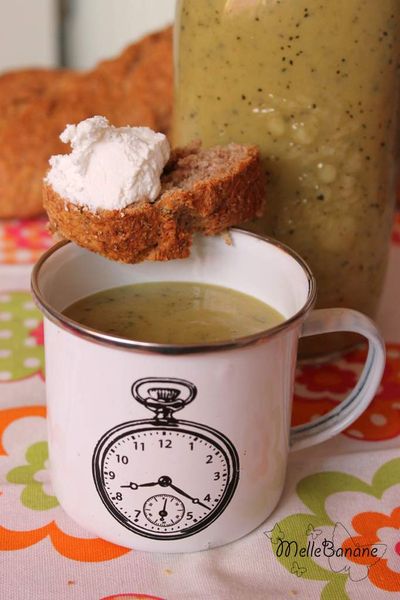 Velouté froid de courgette.