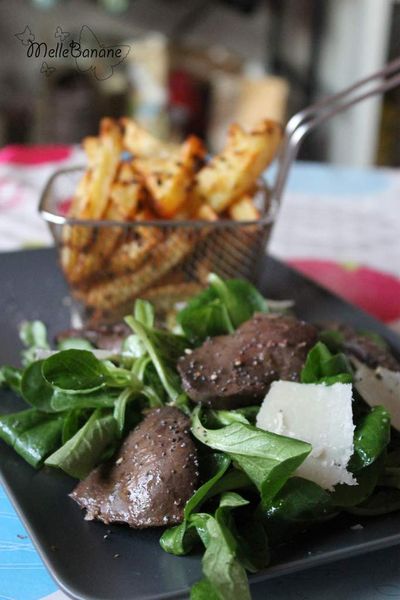Salade de foie de volaille et potatoes à l'échalote