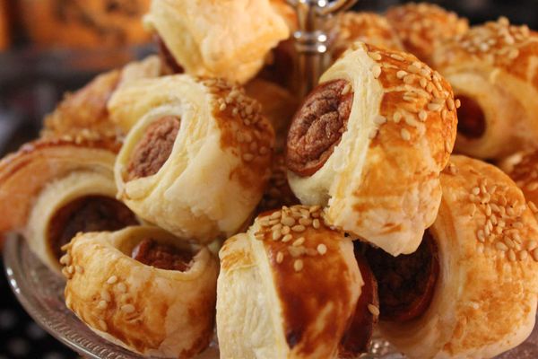 feuilletée saucisse moutarde