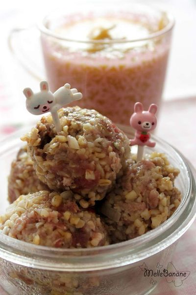Boulette de boeuf et céréales - Weight Watchers