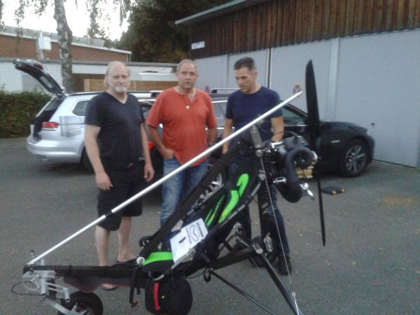 Leichttrike in Erbach Startklar