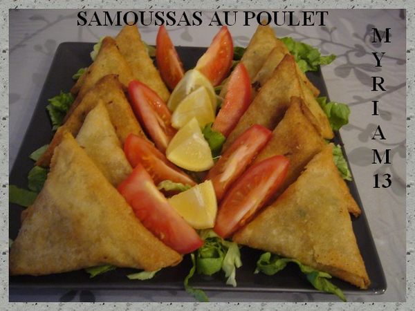 SAMOUSSAS AU POULET