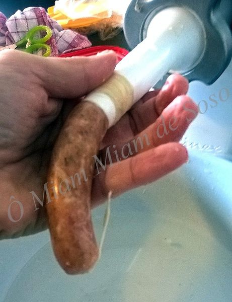CONFECTION SAUCISSES MAISON