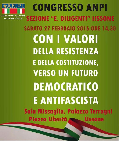 inizia la stagione dei congressi dell'ANPI