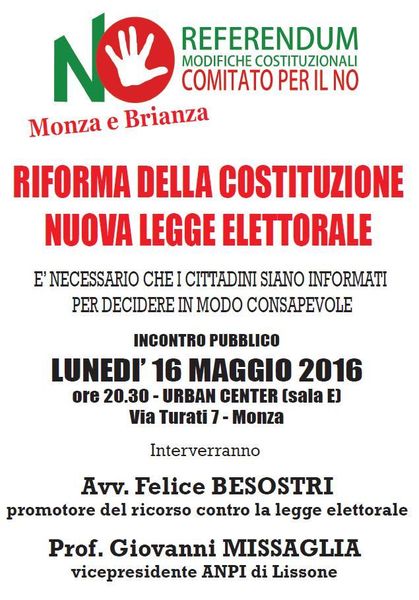 locandina dell'incontro pubblico