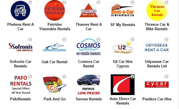Loueurs autos les moins chers à Chypre !