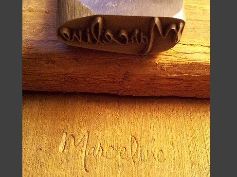 Marceline à l'atelier SG