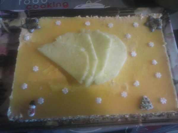 entremet exotique (ananas mangue)