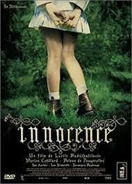 IMAGEN QUE MUESTRA UNA DE LAS PORTADAS DE LA DIABOLICA PELICULA FRANCESA INNOCENCE(INOCENCIA) DEL AÑO 2004 CON PORNOGRAFIA INFANTIL(EXIBICION DE NIÑAS DESNUDAS,EN ROPA INTERIOR Y CASI DESNUDAS)