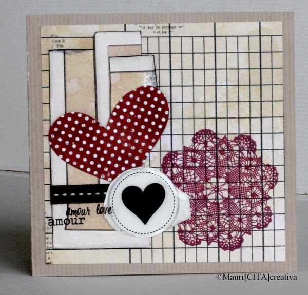 Carte Tarjeta Card Amour Love