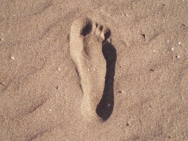 DES PAS DANS LE SABLE