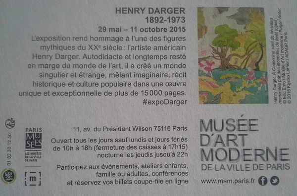 Henry DARGER au MAM