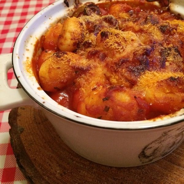 Et c'est beau comme des gnocchi au chorizo