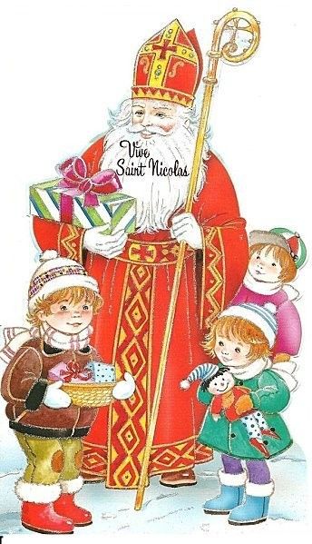 .. thème st nicolas .. " st nicolas ne m'oublie pas ! "
