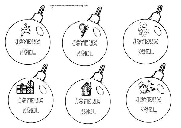 .. Noel .. " étiquette boule et sapin joyeux noel "