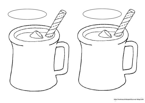 .. Hiver .. " Tasse chocolat chaud , activité et chanson "