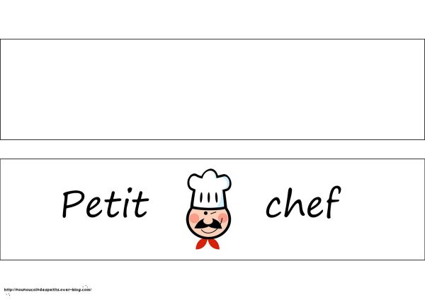 .. Chandeleur .." Toque du petit chef "
