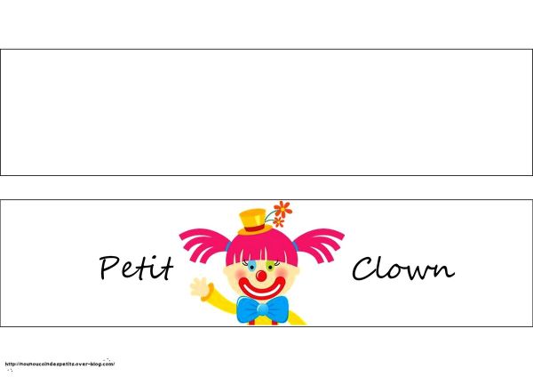 .. Carnaval .. " Chapeau du petit clown "