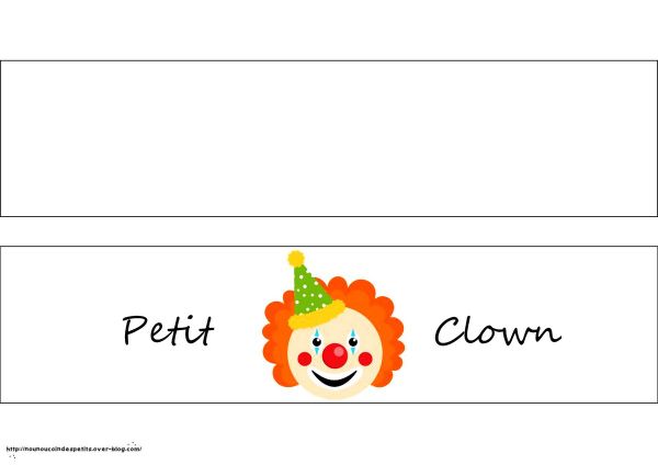 .. Carnaval .. " Chapeau du petit clown "