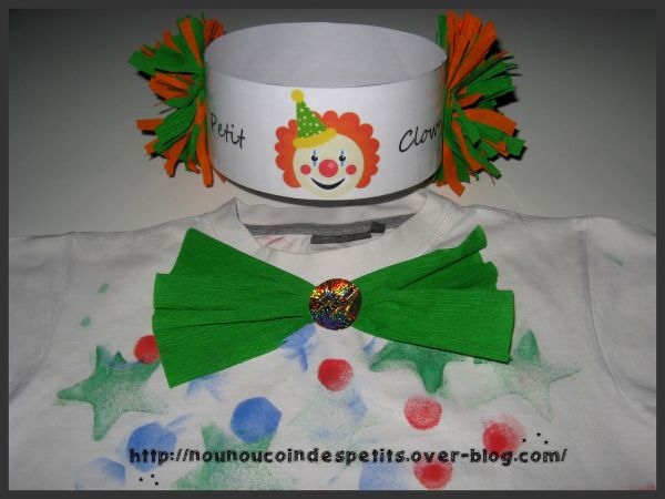 .. Carnaval .. " déguisement du petit clown "