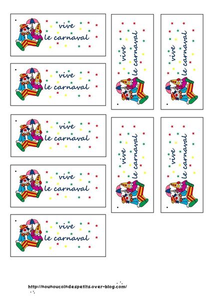 .. Carnaval .. " pot a bonbons clown "
