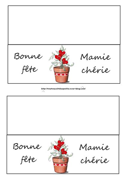 .. Fête des mamies .. " étiquettes bonne fête mamie "