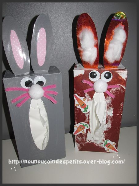 .. Lapin boite a mouchoir ..