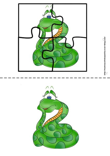 .. Puzzle .. " le serpent "