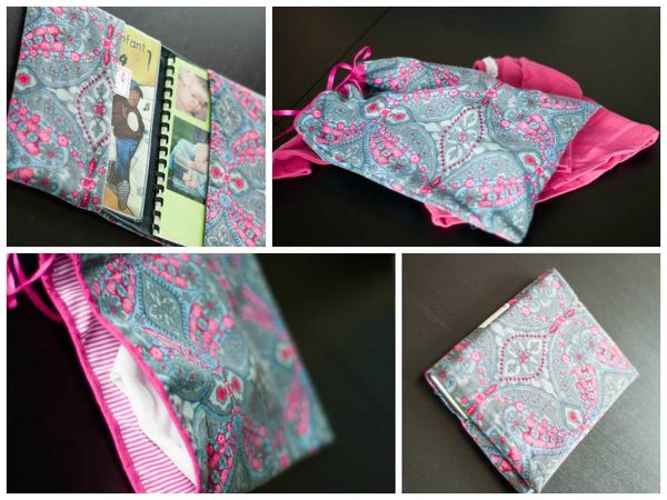 Protège carnet de santé (tuto) et petit sac multifonctions