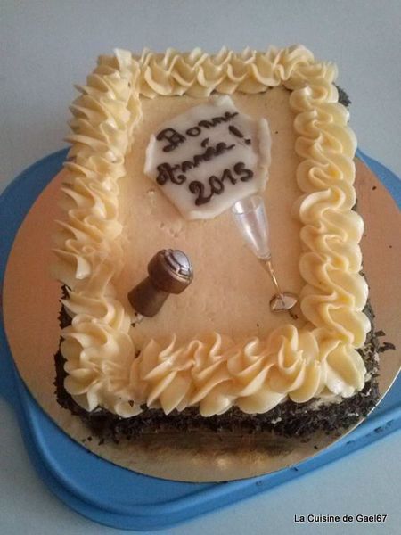 Calendrier au kirsch - mousseline - creme au beurre (biscuit Nouvel An Alsace)