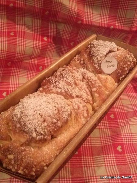 Brioche Russe - recette CAP pâtissier - Grain de sucre ou pépites de chocolat