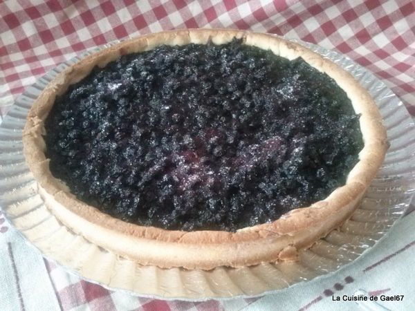 Tarte aux myrtilles - pâte sucrée
