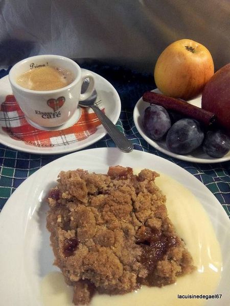 Streusel pommes questches de midi en France du 23 septembre à Wissembourg