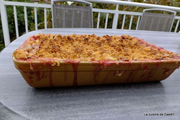 Le vendredi c'est à vous : streusel pommes quetsches de midi en France
