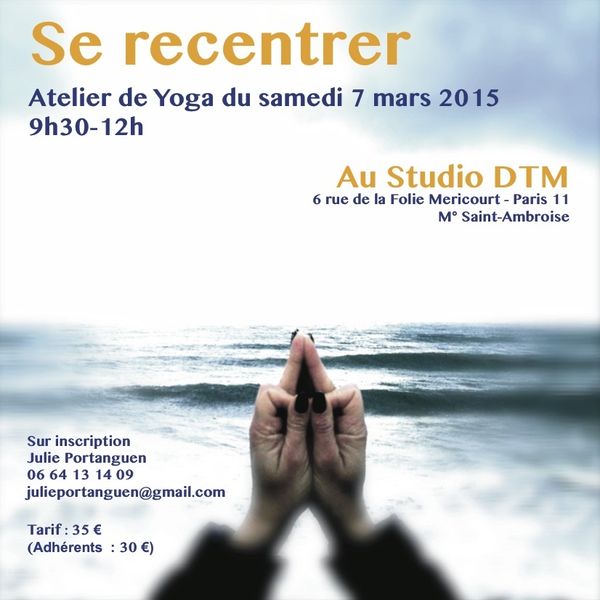 Atelier de yoga "SE RECENTER"