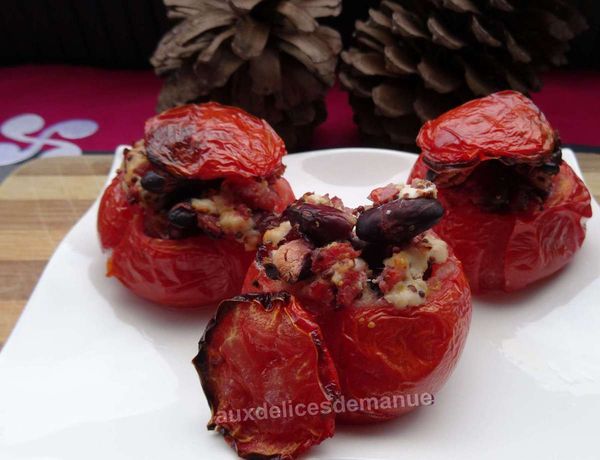 tomates farcies au poulet, bacon et haricots rouges-light-