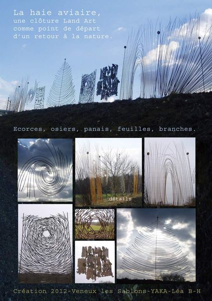 Eco Land Art - La haie aviaire