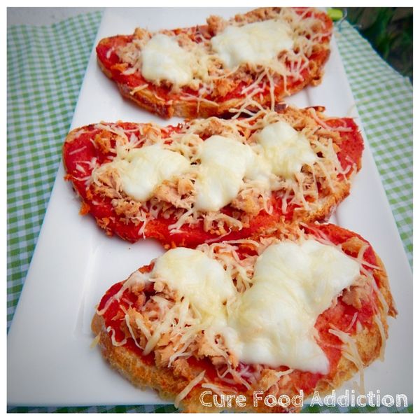 Tartines façon pizza