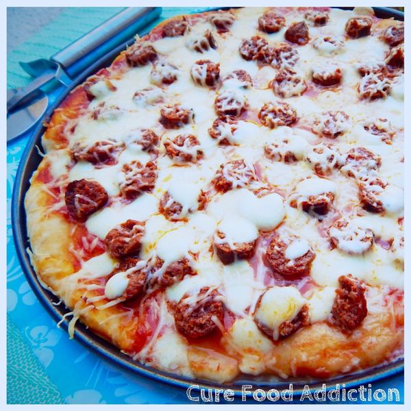 Pizza party : saumon fumé et merguez