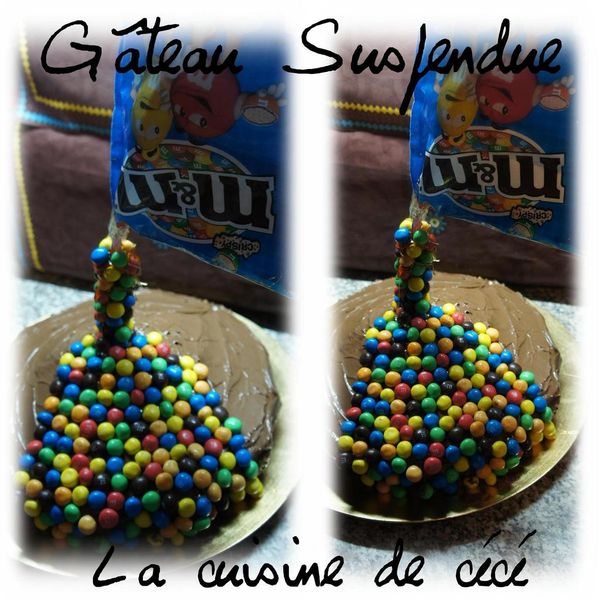 Gâteau suspendue
