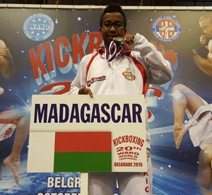 Kickboxing : Miora Tiana sacrée vice-championne du monde