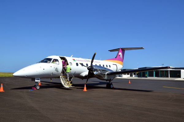 Vol inaugural de Madagasikara Airways