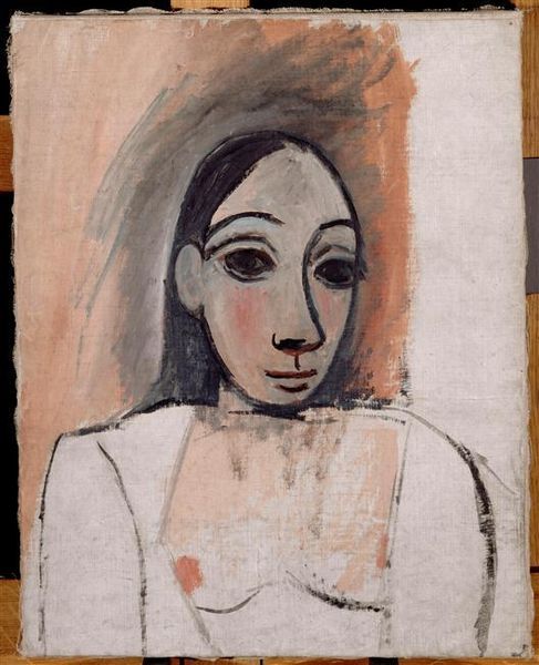 Buste de Femme étude pour "Les demoiselles d'Avignon"