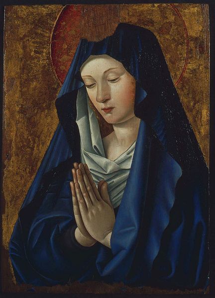 Vierge en prière vers 1480 - Musée des Beaux Arts de Tours