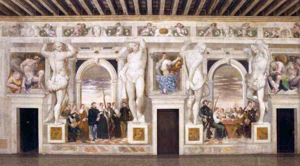 Giovanni Antonio Fasolo (1530 - 1572) Décoration de la villa palladienne Caldogno