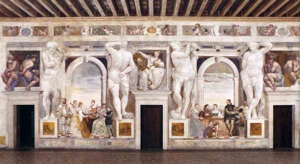 Giovanni Antonio Fasolo (1530 - 1572) Décoration de la villa palladienne Caldogno