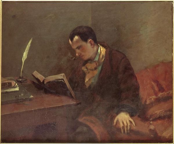 Portrait de Baudelaire - Courbet Gustave (1819-1877)