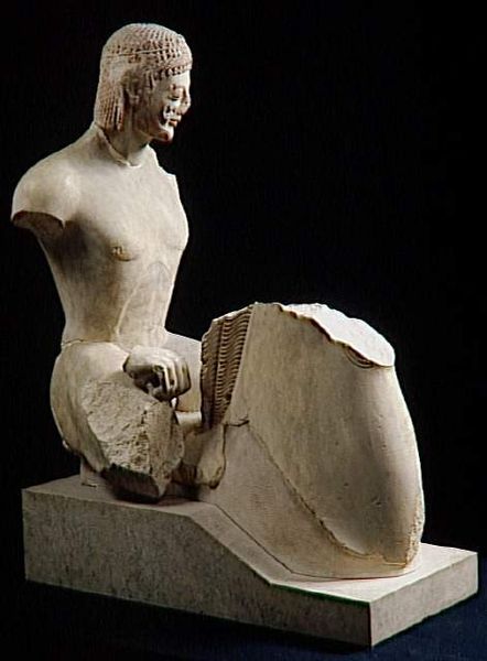 La tête du Cavalier Rampin - Chef-d'œuvre de l'art archaïque vers 550 avant JC -